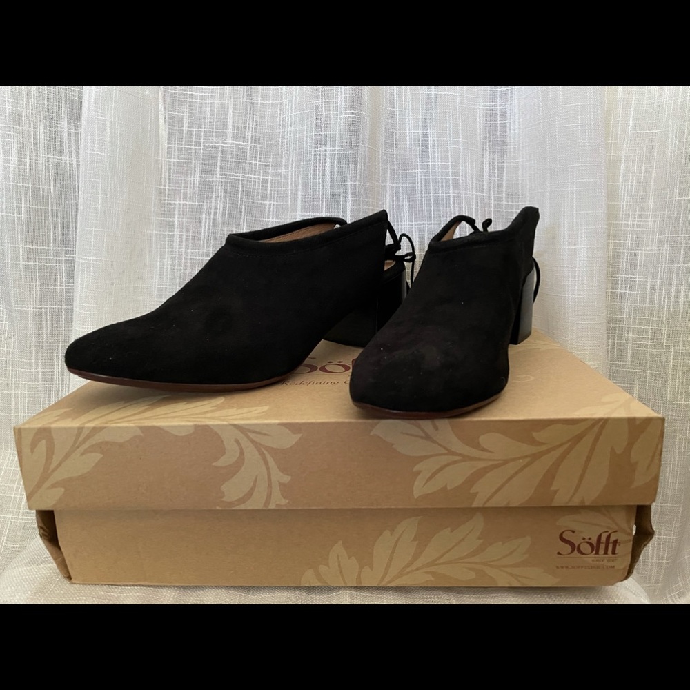Soft Black Suede Shoe